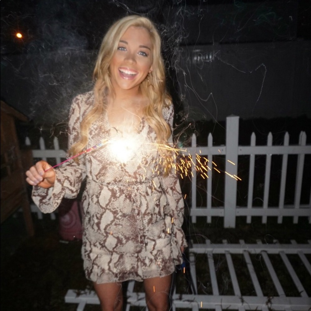 Snakeskin dress
